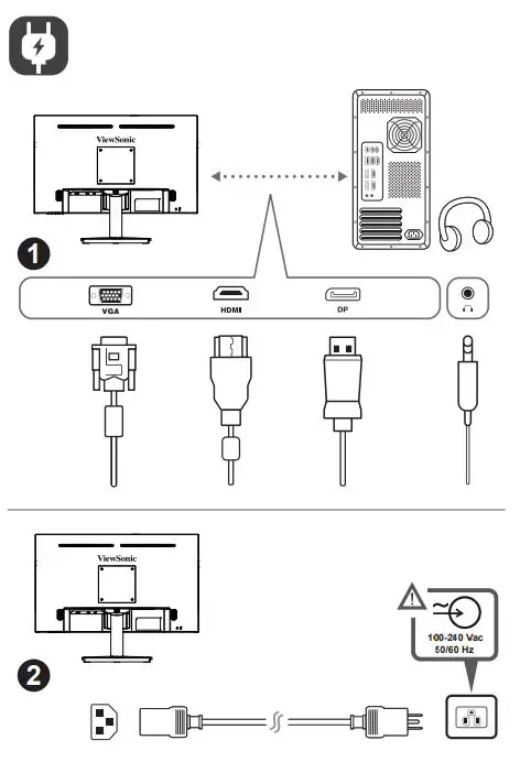 ViewSonic VA2762-HD 27-Inch Display Monitor User Guide - Charging