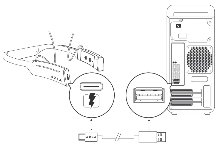AZLA AZPG RF2000 Wireless Gaming Earphone - battery