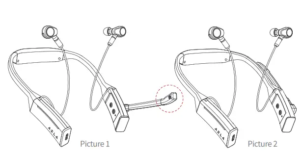 AZLA AZPG RF2000 Wireless Gaming Earphone - microphone