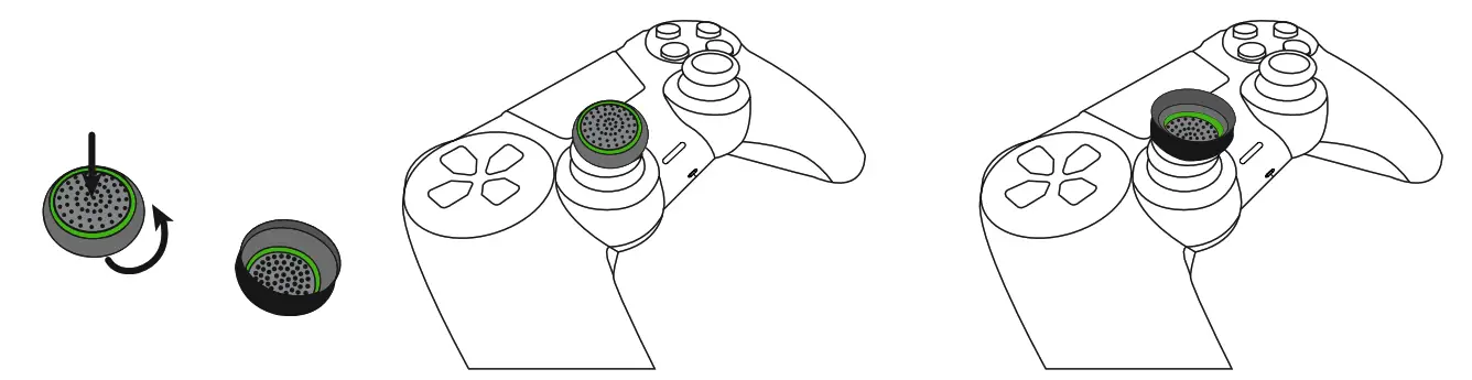 hama 00054458 6 In 1 Accessory Pack for PlayStation 5 Controller - Fig 2