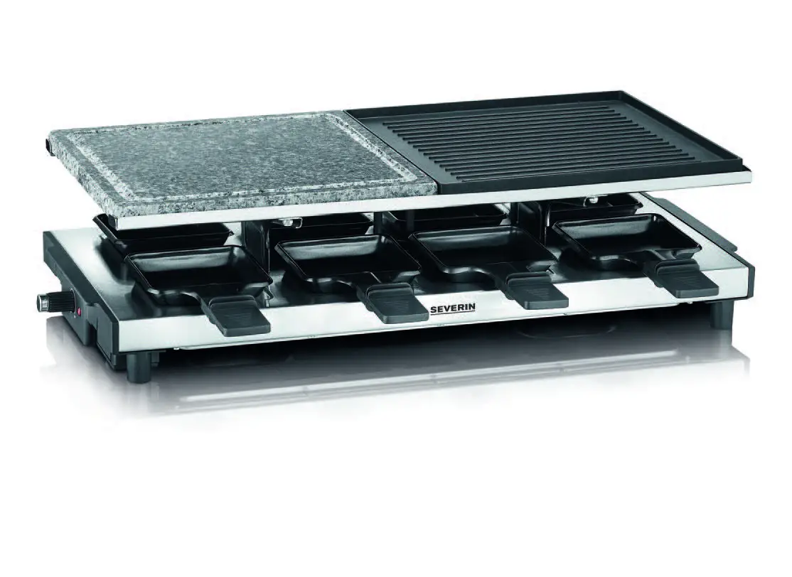 Severin Rg 2373 Raclette Party Grill With Natural Grill Stone Instruction Manual Severin Rg 2373 Raclette Party Grill With Natural Grill Stone Instruction Manual