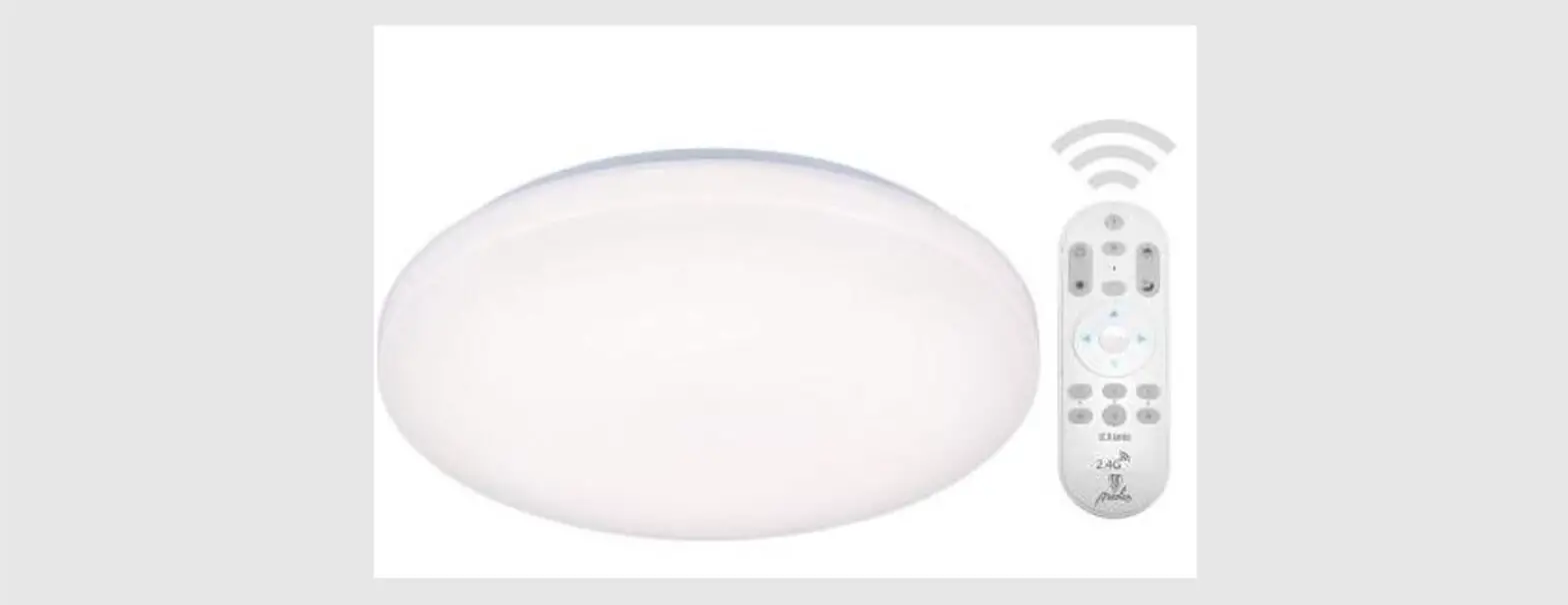 Nedes Lc9 Smart Remote-controlled Ceiling Led Lamp Instructions