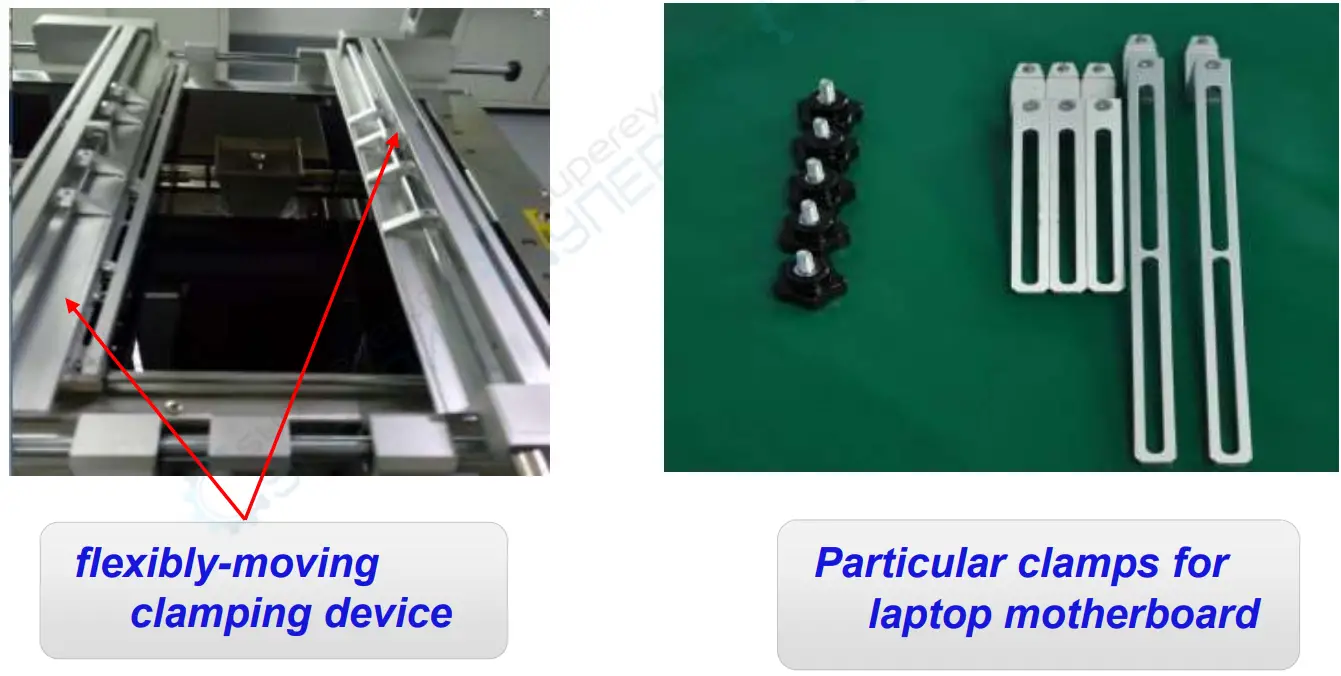 Shuttlestar SV 650A BGA Rework Station- Clamping device