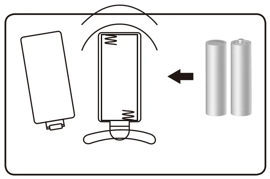 connex CX27A21DC FHD LED TV - Batteries