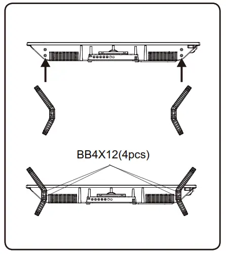 connex CX27A21DC FHD LED TV - screwdriver,