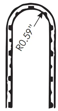 ITC RV 29912 Addressable Reed Tape Light - bend to a radius