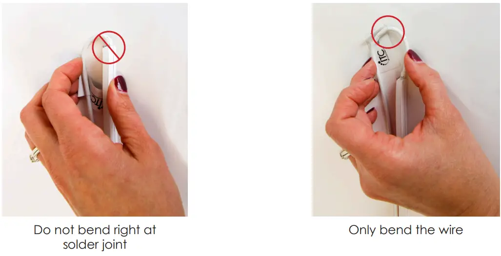 ITC RV 29912 Addressable Reed Tape Light - solder joint