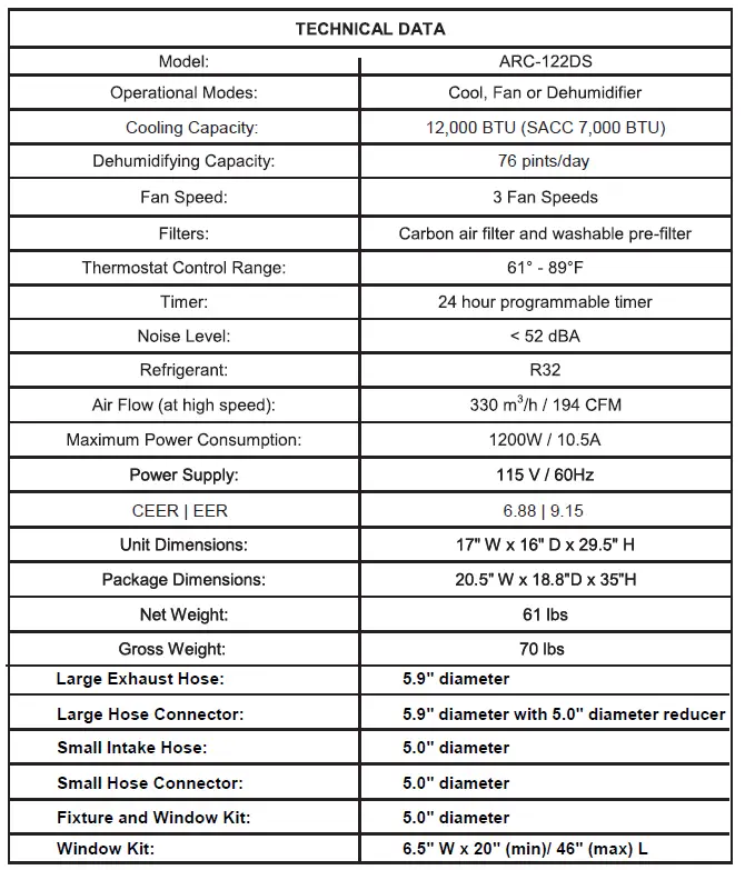 Whynter-ARC-122DS-Elite-12-000-BTU-Dual-Hose-Digital-Portable-Air-Conditioner-FIG-1