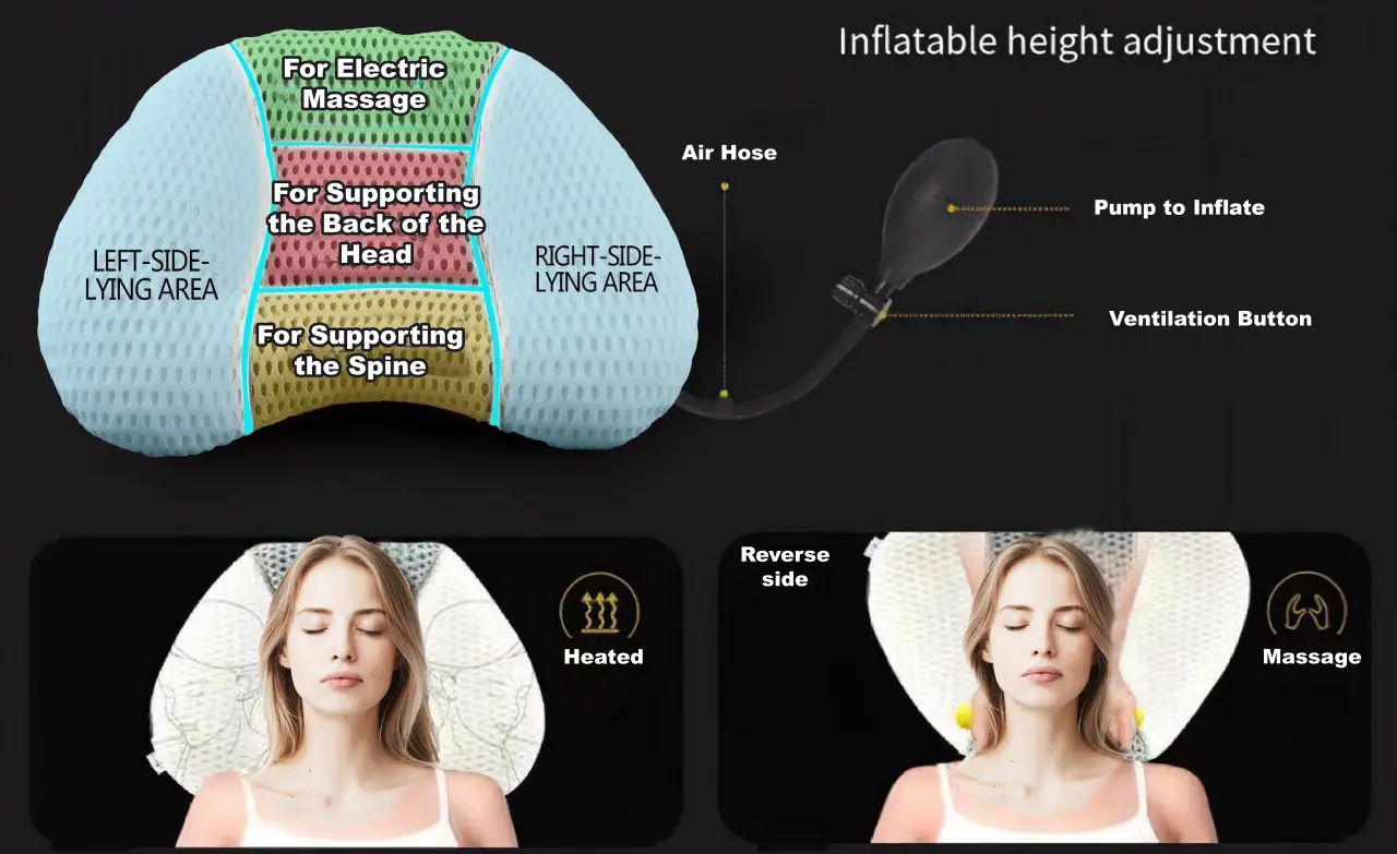 SHARPER-IMAGE-Comfysage-Pillow-Kneading-Massage-Hot-Compress-Inflatable-fig1