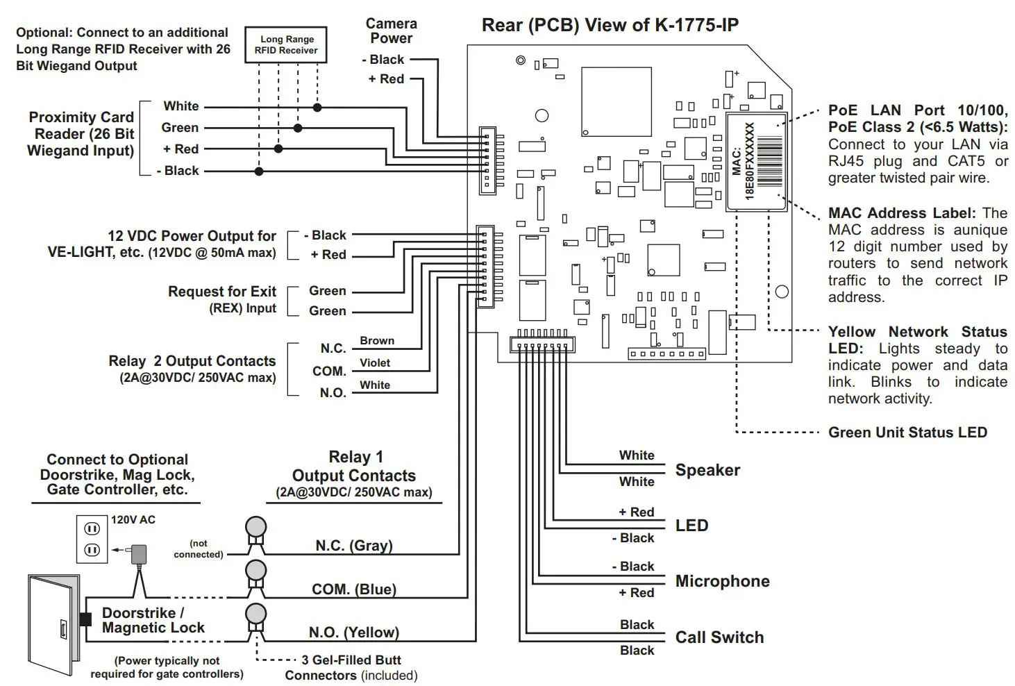 VIKING K-1775-IP Series Phone System with Proximity Card Reader and Video Camera User Manual - Features Overview