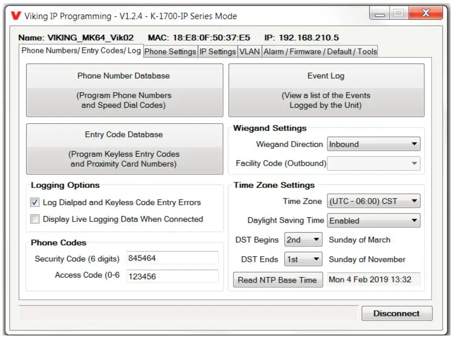 VIKING K-1775-IP Series Phone System with Proximity Card Reader and Video Camera User Manual - Register Fails