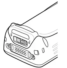 ZEBRA RZ H271 Mobile Computer - Installing a microSD Card 1