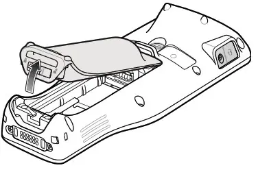 ZEBRA RZ H271 Mobile Computer - Installing a microSD Card 2