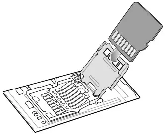 ZEBRA RZ H271 Mobile Computer - Installing a microSD Card 5