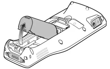 ZEBRA RZ H271 Mobile Computer - Removing the Battery 3