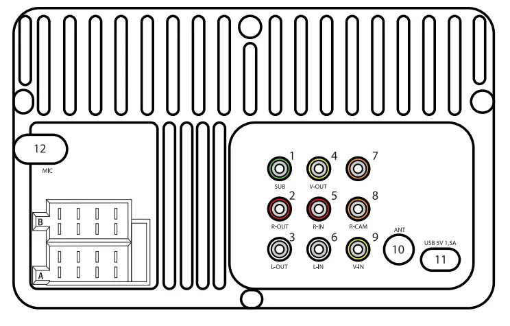CALIBER RMD806BT Bluetooth Car Radio - Fig 1