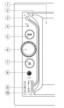 CALIBER RMD806BT Bluetooth Car Radio - Fig 3