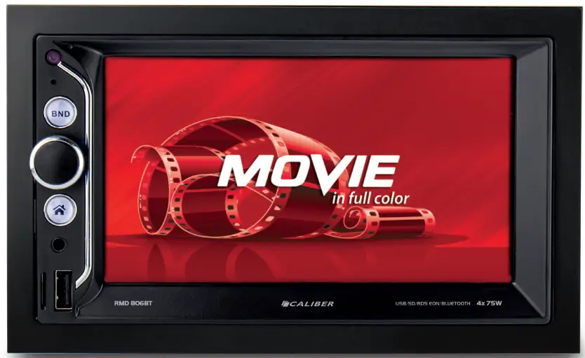 CALIBER RMD806BT Bluetooth Car Radio
