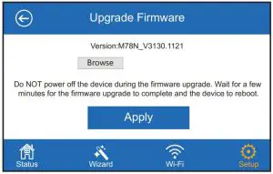 FIG 16 Firmware Upgrade