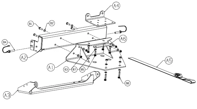 WARN 106720 Front Plow Mounting Kit FIG (1)