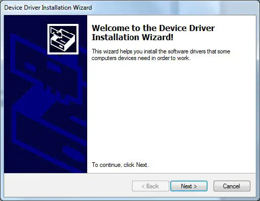 FIG 17 Finish Installing Cable Driver
