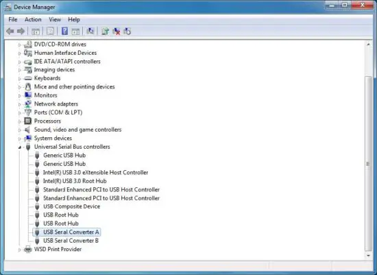 FIG 21 Cable Driver Interface on PC