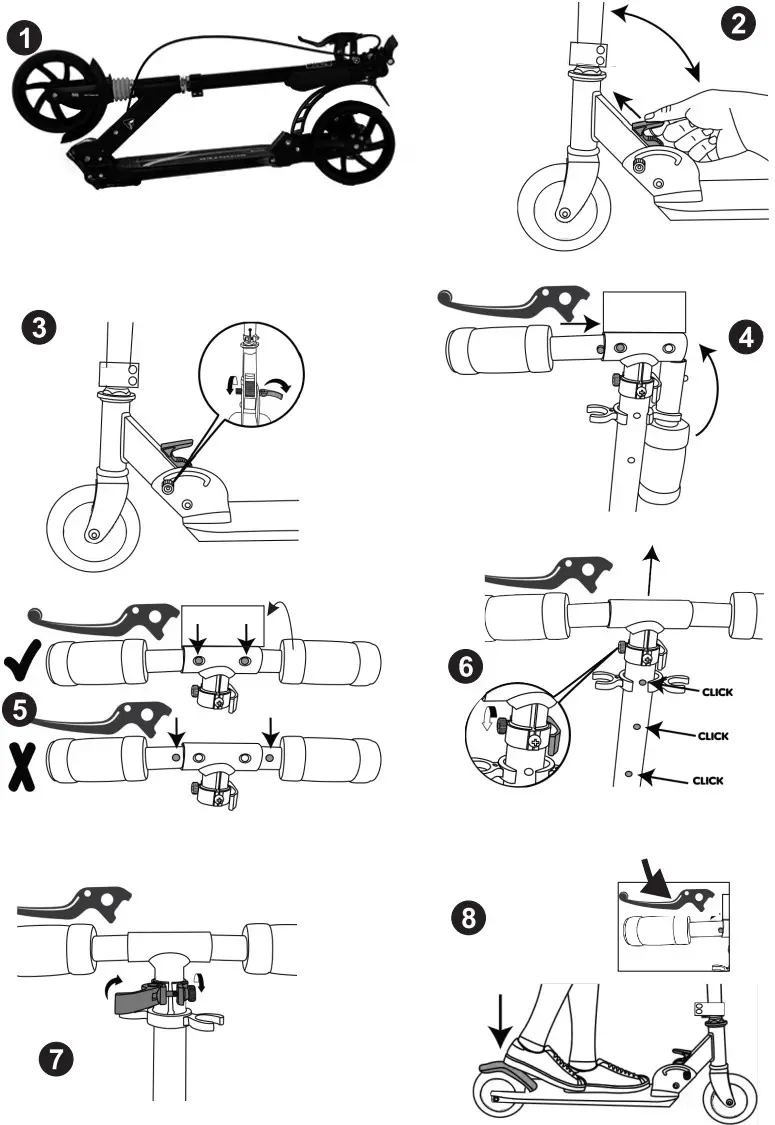Lorelli SPRINTER Scooter - Figure 1