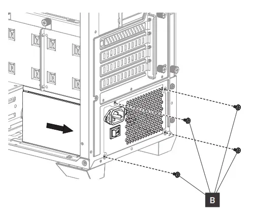 G SKILL LT1 mATX Case - PSU