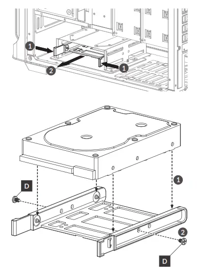 G SKILL LT1 mATX Case - Tray