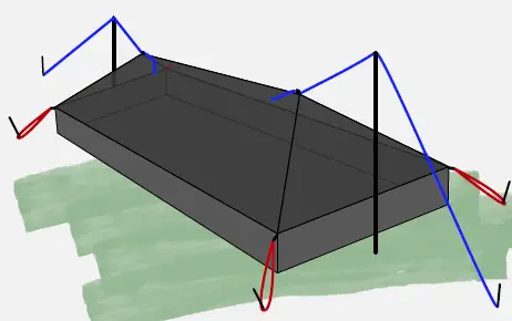 YAMA MOUNTAIN GEAR Silpoly Y Zip Bug Bivy Tent-4