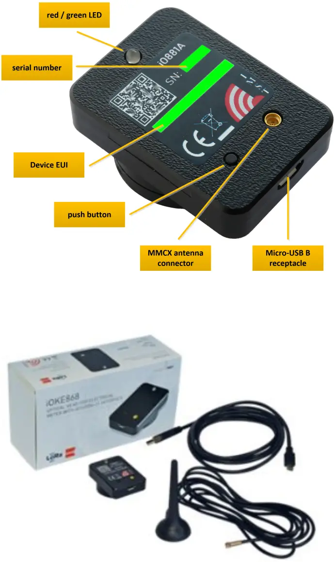 LoRaWAN iOKE868 Smart Metering Kit - Hardware Overview