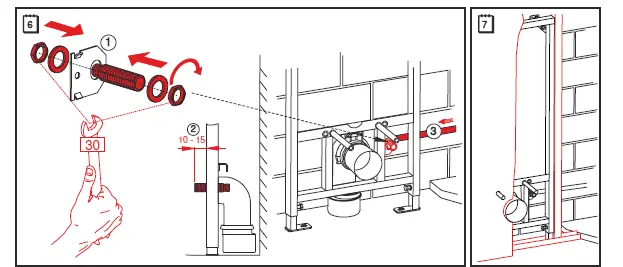 Alca PLAST A113 Bidet and Wall Hung FIG (3)