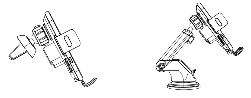 Baseus 15W Wireless Charging Car Holder - fig 1