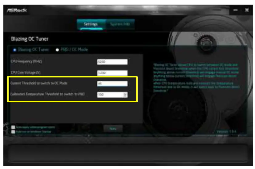 ASRock Blazing OC Tuner Software fig 9