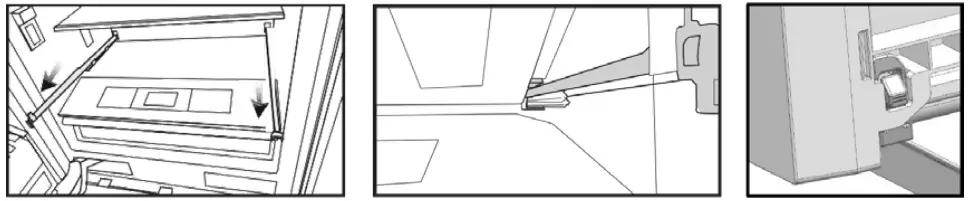 To install the crisper