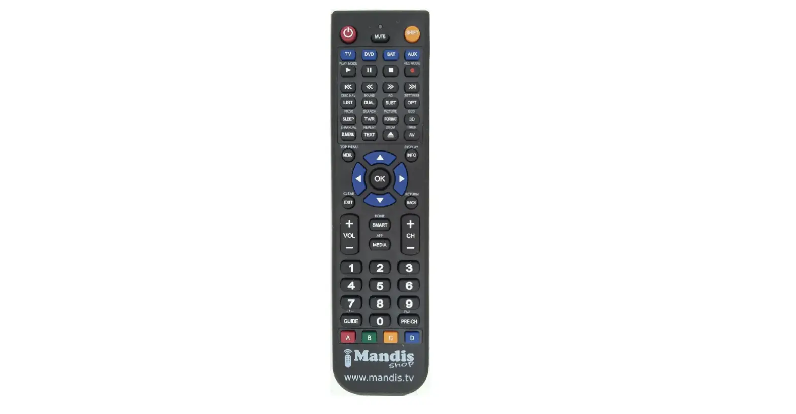 Mandis Shop Screenplay-hd Remote Control User Guide