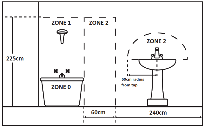 3120695 Habitat Hamby Illuminated Bathroom Mirror - 1