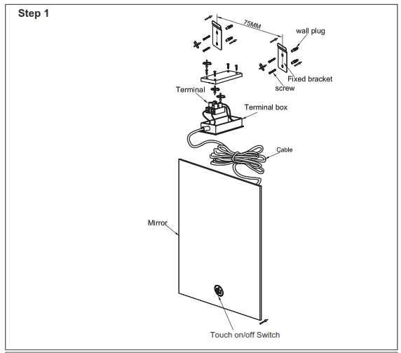 3120695 Habitat Hamby Illuminated Bathroom Mirror - 2