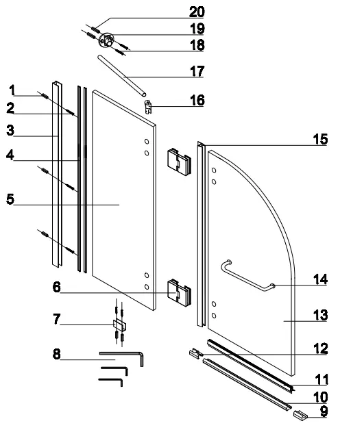 FELYL HAO2 Shower Door-fig2