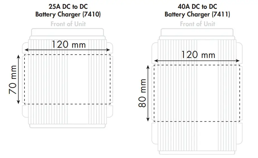 WAGAN 7410, 7411 DC to DC Battery Charger - Figure 2