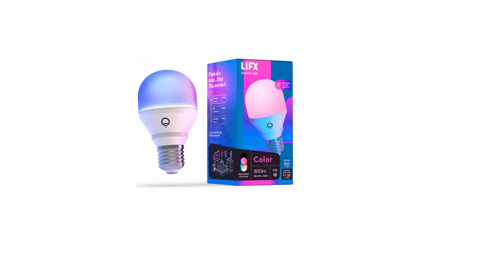 Lifx 800lm Wi-fi Smart Led Light Bulb User Manual