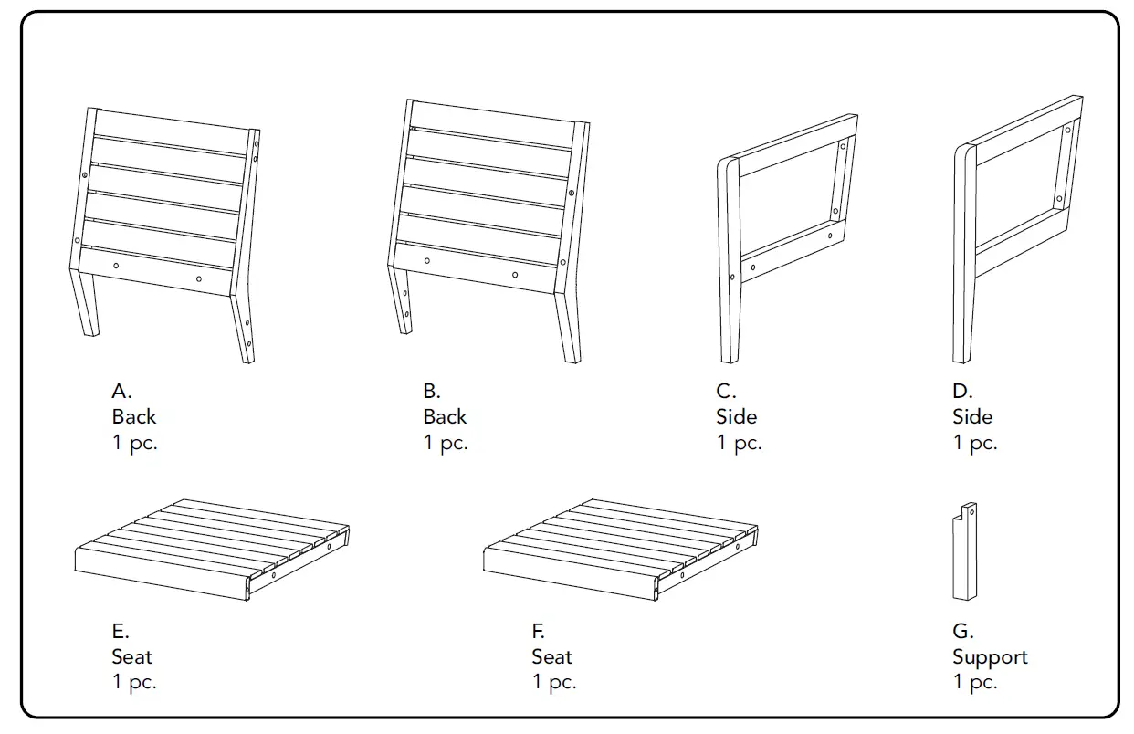 homestyles 5675-601 Love Seat 1