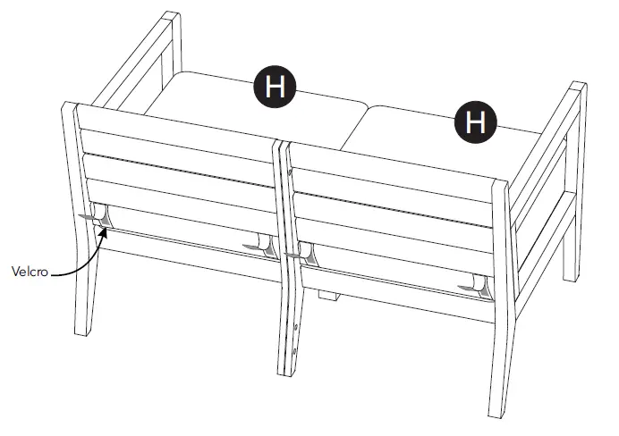 homestyles 5675-601 Love Seat 10