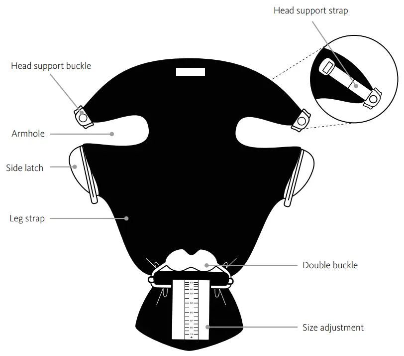 BABYBJORN 021056US Baby Carrier Mini - FRONT
