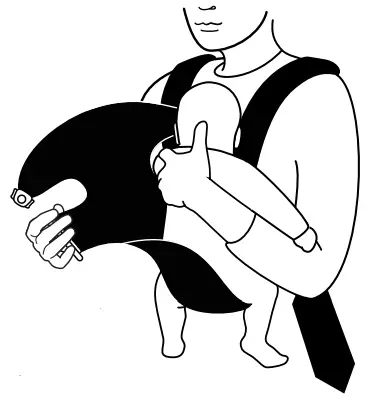 BABYBJORN 021056US Baby Carrier Mini - child in the baby