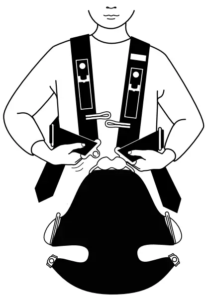 BABYBJORN 021056US Baby Carrier Mini - front of the baby