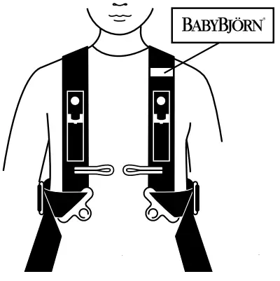 BABYBJORN 021056US Baby Carrier Mini - harness1