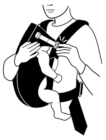 BABYBJORN 021056US Baby Carrier Mini - head support buckle