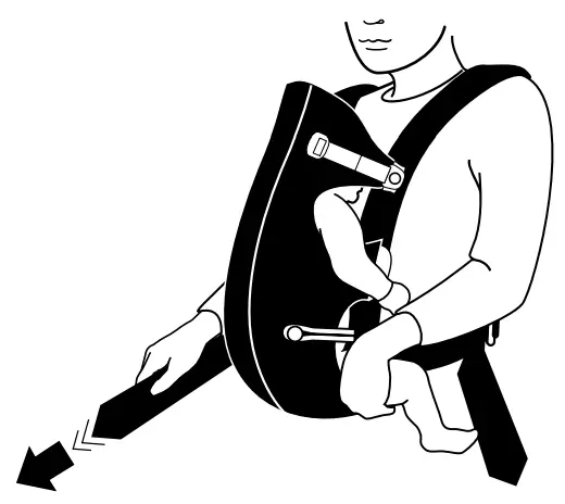 BABYBJORN 021056US Baby Carrier Mini - shoulder straps