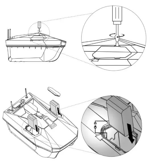 CATCHX Pro Precision Meets Power - Installation of the Batteries